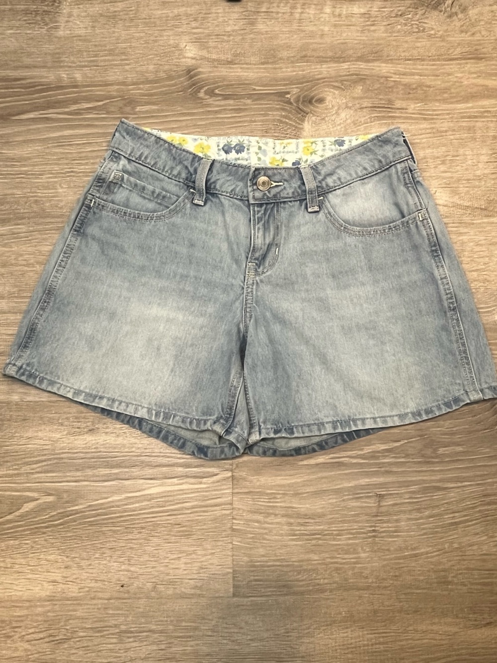 Abercrombie & Fitch Light Blue Denim Shorts
